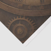 Skull Steampunk with clock tissue paper v2 Seidenpapier (Ausschnitt)