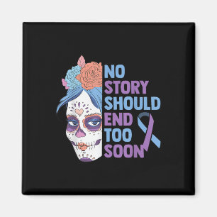 Skull Sunflower Suicide Bewusstsein Psychiater Magnet