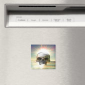 Skull Sunset Magnet (In Situ (Geschirrspüler))