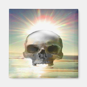 Skull Sunset Magnet