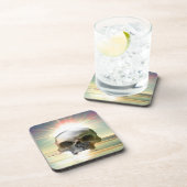 Skull Sunset Untersetzer (Rechte Seite)