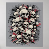 Skull Swarm Chaos Poster (Vorne)