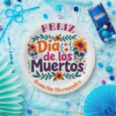 💀 🎉 Skull Swirl Serveware, die Día de los Muerto Pappteller (Party)