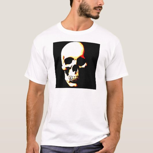 Skull T - Shirt: Fantasy Art Rock Punk T-Shirt (Vorderseite)