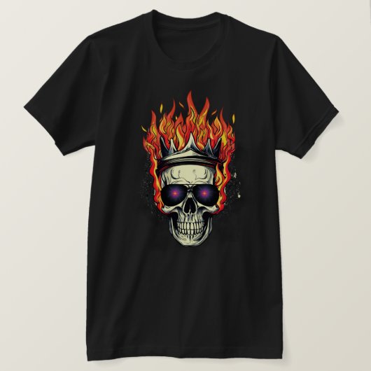 Skull T - Shirt: Gothic Design for Rebel Souls T-Shirt (Design vorne)