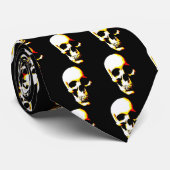 Skull-T - Shirt, Mousepads: Fantasy Art Rock Punk Krawatte (Gerollt)