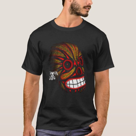 Skull t-shirts with feathers fun designs   (Vorderseite)