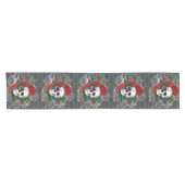Skull Table Runner Kurzer Tischläufer (Horizontal)