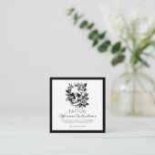 Skull Tattoo Aftercare Instructions Stilvoll Quadratische Visitenkarte (Stehend Vorderseite)