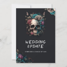 Skull Tattoo Gothic Wedding Update Stornierung