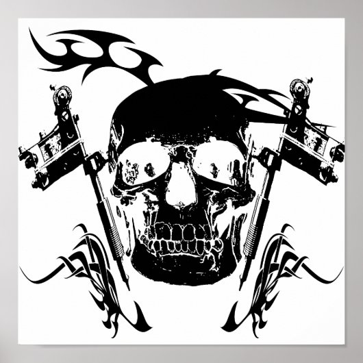 Skull Tattoo Poster (Vorne)