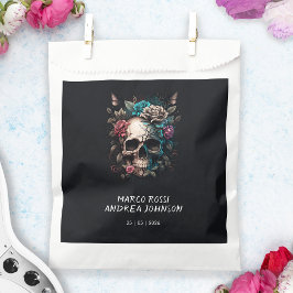 Skull Tattoo Rock and Roll Gothic Wedding Geschenktütchen