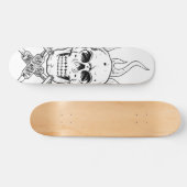 Skull Tattoo Skateboard (Horizontal)