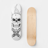 Skull Tattoo Skateboard (Vorderseite)