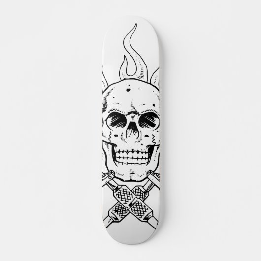 Skull Tattoo Skateboard (Vorne)