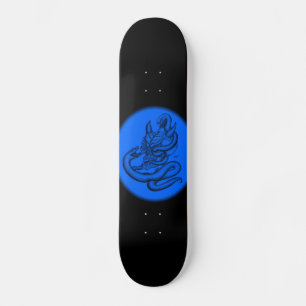 Skull - Teufelschädel mit Schlange Skateboard