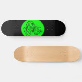 Skull - Teufelschädel mit Schlange Skateboard (Horizontal)