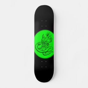 Skull - Teufelschädel mit Schlange Skateboard