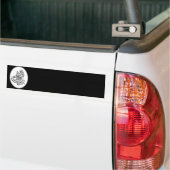 Skull - Teufelskopf mit Schlange Autoaufkleber (Auf Lkw)