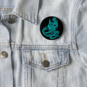 Skull - Teufelskopf mit Schlange Button (Beispiel)