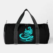 Skull - Teufelskopf mit Schlange Duffle Bag (Rückseite)