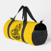 Skull - Teufelskopf mit Schlange Duffle Bag (Rechte Ecke)