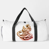 Skull - Teufelskopf mit Schlange Duffle Bag (Rückseite)