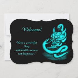 Skull - Teufelskopf mit Schlange , Fügen Sie Ihren Einladung