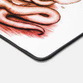 Skull - Teufelskopf mit Schlange Schreibtischunterlage (Ecke)