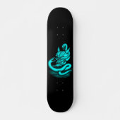 Skull - Teufelskopf mit Schlange Skateboard (Vorne)