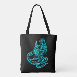 Skull - Teufelskopf mit Schlange Tasche