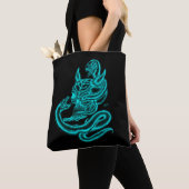 Skull - Teufelskopf mit Schlange Tasche (Von Nahem)
