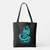 Skull - Teufelskopf mit Schlange Tasche (Rückseite)