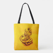 Skull - Teufelskopf mit Schlange Tasche (Rückseite)