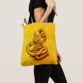 Skull - Teufelskopf mit Schlange Tasche (Von Nahem)