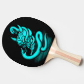 Skull - Teufelskopf mit Schlange Tischtennis Schläger (Seitenansicht)