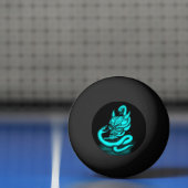 Skull - Teufelskopf mit Schlange Tischtennisball (Netto)