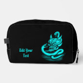 Skull - Teufelskopf mit Schlange Waschbeutel (Vorderseite)