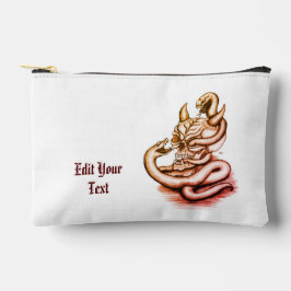 Skull - Teufelskopf mit Schlange Zubehörtasche