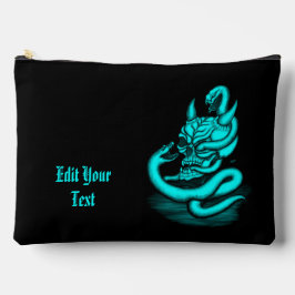 Skull - Teufelskopf mit Schlange Zubehörtasche