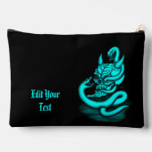 Skull - Teufelskopf mit Schlange Zubehörtasche (Rückseite)