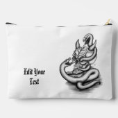 Skull - Teufelskopf mit Schlange Zubehörtasche (Rückseite)