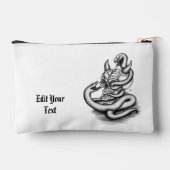 Skull - Teufelskopf mit Schlange Zubehörtasche (Rückseite)