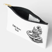 Skull - Teufelskopf mit Schlange Zubehörtasche (Offen)