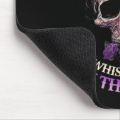 Skull They Whispered To Her You Can't With Stand T Mousepad (Ecke)