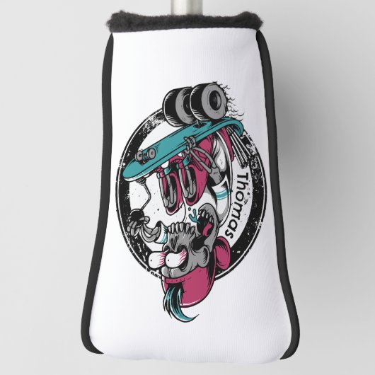 Skull Thrill: Reiten oder Die Golf Headcover (Rotieren 90)