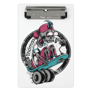 Skull Thrill: Reiten oder Die Mini Klemmbrett