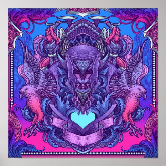 Skull Throne Poster (Vorne)