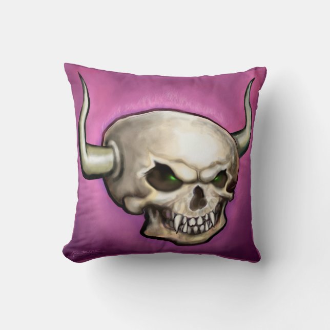 Skull Throw Kissen (Vorderseite)