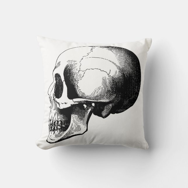 Skull Throw Kissen (Vorderseite)